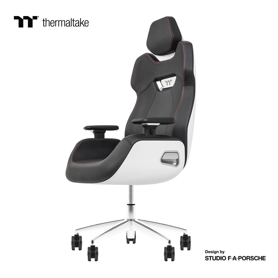 ARGENT E700 Gaming Stuhl aus echtem Leder Glacier White Design by Studio F. A. Porsche Snow White