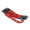 Individually Sleeved 4Pin Peripheral Cable - Red