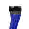 Individually Sleeved 20+4Pin ATX Cable -Blue