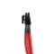 Individually Sleeved 4+4Pin CPU Cable - Red
