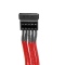 Individually Sleeved SATA Cable - Red