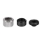 Pacific C-PRO G1/4 Tubo PETG de 16mm OD Compresión – Cromo (Paquete de 6 racores)
