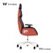 ARGENT E700 Sedia da Gaming in Vera Pelle (Flaming Orange) Design by Studio F. A. Porsche