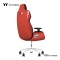 ARGENT E700 Sedia da Gaming in Vera Pelle (Flaming Orange) Design by Studio F. A. Porsche