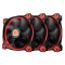 Riing 12 LED Red (3 fans pack)