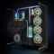 Wentylator chłodnicy Riing Quad 12 RGB TT Premium Edition - biały (pojedyńcze opakowanie)