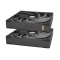 TOUGHFAN EX14 Pro High Static Pressure PC Cooling Fan – Swappable Edition (3-Fan Pack)