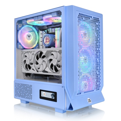 Ceres 330 TG ARGB Hydrangea Blue Mid Tower Chassis