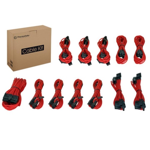 Individually Sleeved Cable Kit - Red