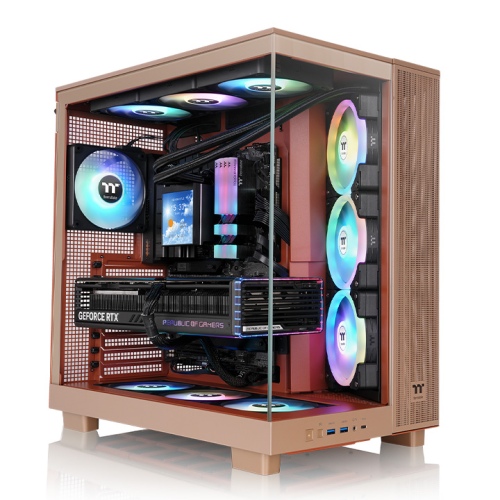View 380 XL TG ARGB Gravel Sand Mid Tower Chassis